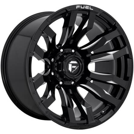 FC673 GLOSS BLACK MILLED 8,25x20 8/170 ET105 CB125.1 60° - Alumiinivanteet - 254727 - 1