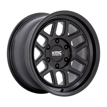 KM446 MESA FORGED MONOBLOCK SATIN BLACK 8,5x17 6/139,7 ET-10 CB106.1 60° - Alumiinivanteet - 313397 - 1