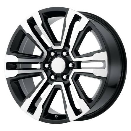 PR182 Gloss Black Machined 9x20 6/139,7 ET24 CB78.1 60° - Alumiinivanteet - 238567 - 1