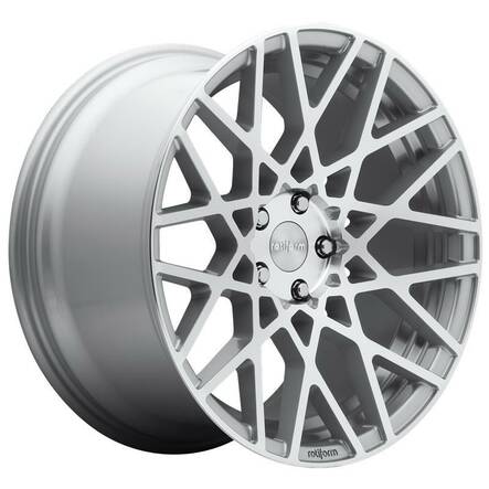 RC110 GLOSS SILVER MACHINED 8,5x19 5/112 ET35 CB66.5 60° - Alumiinivanteet - 277157 - 1
