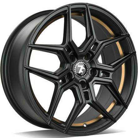 SV-B Black Matt Gold Inner Lip 8x18 5/112 ET35 CB66.5 60° - Alumiinivanteet - 314267 - 2