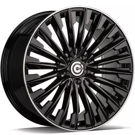 Action Black Glossy Lip Polished 8,5x20 5/112 ET30 CB66.6 60° - Alumiinivanteet - 358097 - 1