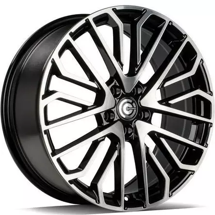 Brilliant Black Front Polished 8x19 5/112 ET45 CB66.5 60° - Alumiinivanteet - 350577 - 1