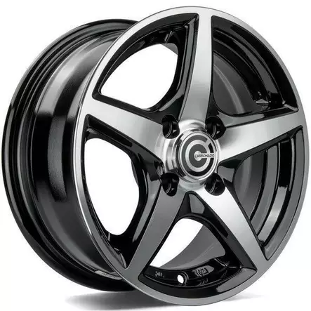 Crow Black Front Polished 5,5x13 4/100/98 ET30 CB67.1 60° - Alumiinivanteet - 356377 - 1