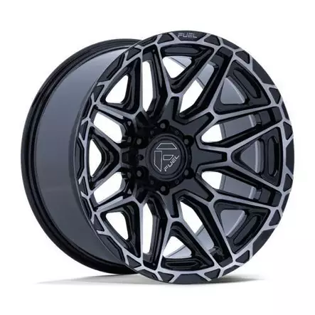 FC885 INJECTOR GLOSS BLACK MACHINED FACE W/ DARK T 9x20 6/139,7 ET1 CB106.1 60° - Alumiinivanteet - 358867 - 1
