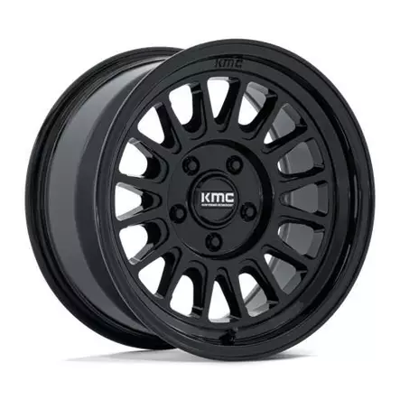KM733 IMPACT FFT GLOSS BLACK 8,5x17 6/139,7 ET35 CB108.0 60° - Alumiinivanteet - 374427 - 1