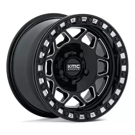 KS241 TORX UTV BEADLOCK GLOSS BLACK MILLED 8x15 6/139,7 ET0 CB100.3 60° - Alumiinivanteet - 369287 - 1