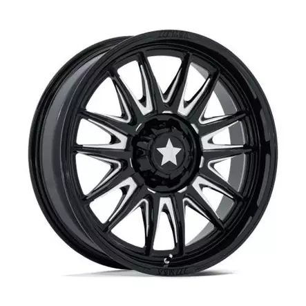 M55 COMMANDER UTV GLOSS BLACK MILLED 7x20 4/110 ET0 CB86.0 60° - Alumiinivanteet - 369487 - 1
