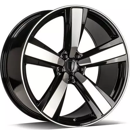 PLAYER Black Front Polished 10x21 5/112 ET19 CB66.5 60° - Alumiinivanteet - 352017 - 1