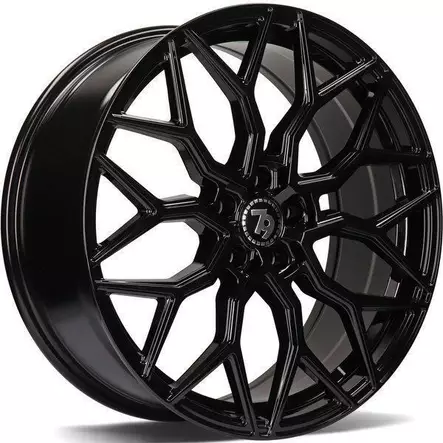 SV-K Black Glossy 7x17 5/108 ET45 CB67.1 60° - Alumiinivanteet - 350527 - 1