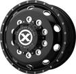 AO405 Gloss Black Milled - Front 8,25x5 10/285,75 ET145 CB220,1 60° - Alumiinivanteet - 277427 - 1