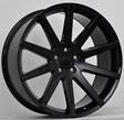 D54 Glossblack 9x20 6/135 ET25 CB87.1 60° - Alumiinivanteet - 322587 - 1