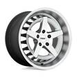 DEGNER MATTE TITANIUM W/ MACHINED FACE 8,5x18 5/114,3 ET20 CB76,1 60° - Alumiinivanteet - 318067 - 1