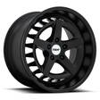 DEGNER SEMI GLOSS BLACK 10,5x20 5/114,3 ET40 CB76,1 60° - Alumiinivanteet - 318077 - 1