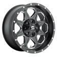 FC534 MATTE BLACK MILLED 9x20 8/165,1 ET1 CB125,1 60° - Alumiinivanteet - 324067 - 1