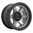 FC752 Matte Gunmetal With Black Ring 9x17 6/139,7 ET1 CB106,1 60° - Alumiinivanteet - 281277 - 1