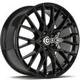 Illusion Black Glossy 8x18 5/112 ET30 CB66,6 60° - Alumiinivanteet - 320207 - 1