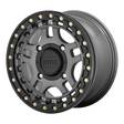 KS240 Gun Metal With Gloss Black Ring 7x15 4/137 ET38 CB112.0 60° - Alumiinivanteet - 274467 - 1