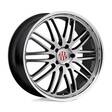 LEMANS HYPER SILVER W/ MIRROR CUT LIP 11x18 5/130 ET52 CB71,5 60° - Alumiinivanteet - 299997 - 1