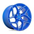 M268 TORSION ANODIZED BLUE MILLED 9x20 5/114,3 ET35 CB72,6 60° - Alumiinivanteet - 327217 - 1