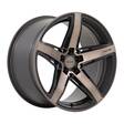 M271 TERAMO MATTE BLACK W/ DOUBLE DARK TINT FACE 8x18 5/114,3 ET30 CB72.6 60° - Alumiinivanteet - 331747 - 1