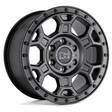 MIDHILL MATTE GUNMETAL W/ BLACK BOLTS 8x16 5/160 ET45 CB65,1 60° - Alumiinivanteet - 327977 - 1