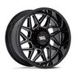 MO812 TURBINE GLOSS BLACK MILLED 10x20 6/135 ET-18 CB87.1 60° - Alumiinivanteet - 333397 - 1