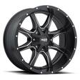 MO970 SEMI GLOSS BLACK MILLED 9x17 6/135/139,7 ET12 CB106,1 60° - Alumiinivanteet - 327447 - 1
