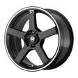 MR116 Gloss Black Machined Flange 7x17 5/100/114,3 ET40 CB72.6 60° - Alumiinivanteet - 238757 - 1
