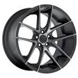 NC130 MATTE BLACK DOUBLE DARK TINT 8,5x19 5/130 ET47 CB71,6 60° - Alumiinivanteet - 280437 - 1