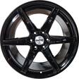 Nano 5774 Glossy Black 9,5x20 6/139,7 ET12 CB110,0 60° - Alumiinivanteet - 316577 - 1