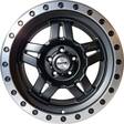 Nano 5942 Matt Black polished 8,5x17 5/120 ET0 CB65,1 ERÄ 60° - Alumiinivanteet - 316607 - 1