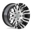 PA01 RAVEN GLOSS BLACK MACHINED 8x17 6/139,7 ET0 CB106,1 60° - Alumiinivanteet - 328117 - 1