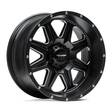 PA63 RECON SATIN BLACK MILLED 10x20 5/139,7 ET-18 CB108,0 60° - Alumiinivanteet - 329187 - 1
