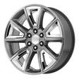 PR168 Hyper Silver with Chrome Accents 9x22 6/139,7 ET24 CB78.3 60° - Alumiinivanteet - 252557 - 1