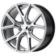 PR181 Hyper Silver Machined 9x20 5/127 ET34 CB71.5 60° - Alumiinivanteet - 236757 - 1