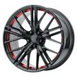 PR194 Gloss Black Red Machined 10x20 5/120 ET23 CB67.0 60° - Alumiinivanteet - 280577 - 1