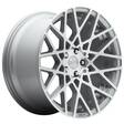 RC110 GLOSS SILVER MACHINED 8,5x19 5/112 ET35 CB66.5 60° - Alumiinivanteet - 277157 - 1
