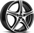 RONAL R56 Matt Black Front Cut 6,5x16 5/112 ET45 CB76,0 R13 - Alumiinivanteet - 335717 - 1