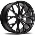 SCF-H Black Glossy 9,5x21 5/112 ET25 CB66.5 60° - Alumiinivanteet - 324007 - 1