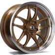 SV-I Bronze Lip Polished 8x17 5x112 ET35 CB66.5 60° 600 kg - Alumiinivanteet - 313807 - 1