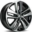 Strasbourg Black Front Polished 7x16 5/108 ET45 CB65,1 60° - Alumiinivanteet - 314317 - 1