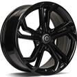 Strength Black Glossy 7,5x17 5/112 ET42 CB57,1 60° - Alumiinivanteet - 313857 - 1