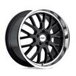 TREMBLANT GLOSS BLACK W/ MIRROR CUT LIP 10x20 5/112 ET45 CB72,1 60° - Alumiinivanteet - 296757 - 1
