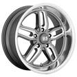 UC129 MATTE GUN METAL MILLED 8,5x22 5/127 ET1 CB78.1 60° - Alumiinivanteet - 246037 - 1