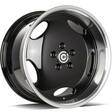 Vintage Black Glossy Lip Polished 9,5x18 5/112 ET35 CB66.6 60° - Alumiinivanteet - 320217 - 1