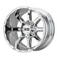 XD838 Chrome 12x20 8/170 ET-44 CB125,5 60° - Alumiinivanteet - 240607 - 1