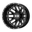 XD843 Gloss Black Milled - Rear 6,5x17 8/210 ET-155 CB154,3 60° - Alumiinivanteet - 238867 - 1