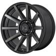 XD847 OUTBREAK SATIN BLACK W/ GRAY TINT 8x17 5/110 ET35 CB65,1 60° - Alumiinivanteet - 327847 - 1