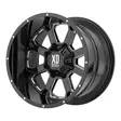 XD825 Gloss Black Milled 9x20 8/180 ET18 CB124,2 60° - Alumiinivanteet - 241417 - 1